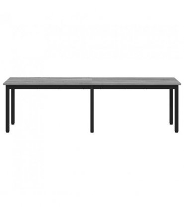 vidaXL Bench Grey Sonoma 160 x 35 x 45 cm Engineered Wood