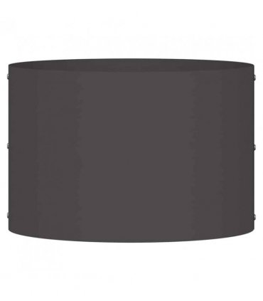 vidaXL Planter Ring Black 30 x 30 x 20 cm Cold-rolled Steel