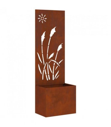 vidaXL Garden Privacy Screen Rusty 50 x 150 cm Weathering steel