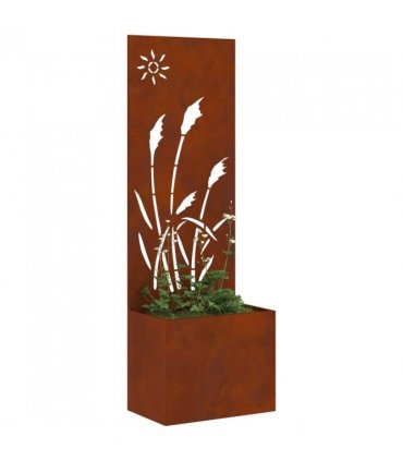 vidaXL Garden Privacy Screen Rusty 50 x 150 cm Weathering steel