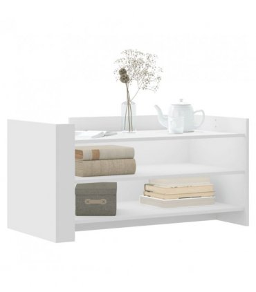 vidaXL Coffee Table White 100x50x50 cm Engineered Wood