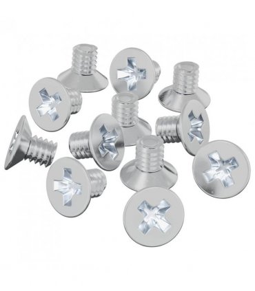vidaXL Countersunk Head Screws 32727 pcs Silver Iron