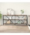 vidaXL Console Table Old Wood 180 x 30 x 75 cm Engineered Wood