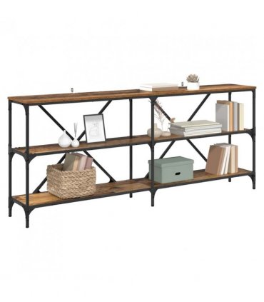vidaXL Console Table Old Wood 180 x 30 x 75 cm Engineered Wood