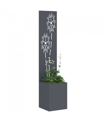 vidaXL Garden Privacy Screen Anthracite 32 x 150 cm Cold-rolled steel