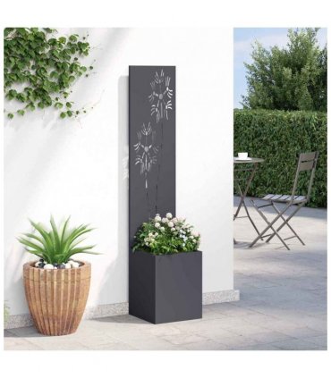 vidaXL Garden Privacy Screen Anthracite 32 x 150 cm Cold-rolled steel