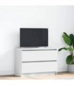 vidaXL TV Cabinet White 80x35x54 cm Engineered Wood