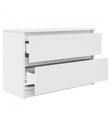 vidaXL TV Cabinet White 80x35x54 cm Engineered Wood