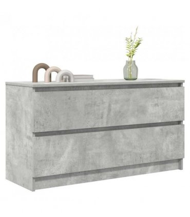 vidaXL TV Cabinet Concrete Grey 100x35x54 cm Engineered Wood