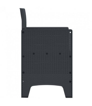 vidaXL Garden Chair 4 pcs Anthracite 53 x 49 x 85 cm Polypropylene