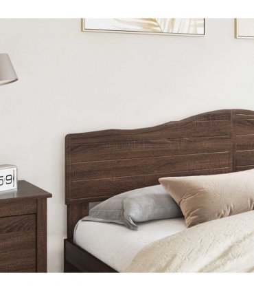 vidaXL Headboard Brown Oak Engineered wood