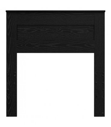 vidaXL Headboard Black Oak Engineered wood