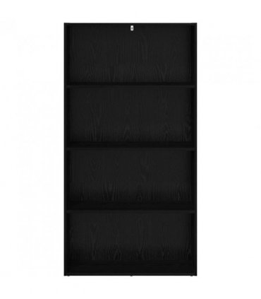 vidaXL Freestanding Bookshelf Black Oak 80 x 30 x 152 cm