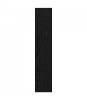 vidaXL Freestanding Bookshelf Black Oak 80 x 30 x 152 cm