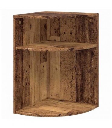 vidaXL End Table Old Wood 39.7 x 39.7 x 60 cm Engineered Wood