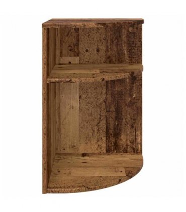 vidaXL End Table Old Wood 39.7 x 39.7 x 60 cm Engineered Wood