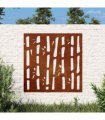 vidaXL Garden Wall Decoration 55x55 cm Corten Steel Bamboo Design