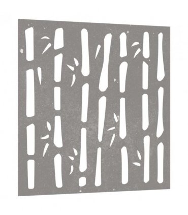 vidaXL Garden Wall Decoration 55x55 cm Corten Steel Bamboo Design