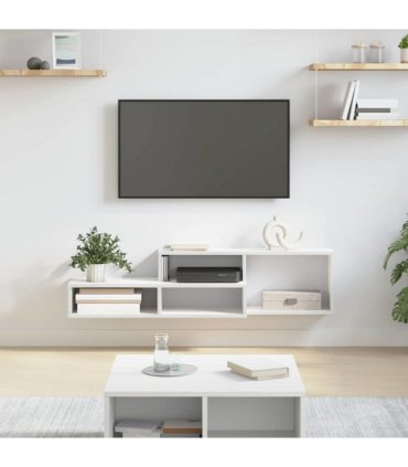 vidaXL Wall TV Stand 120 x 25 x 28.5 cm Engineered Wood