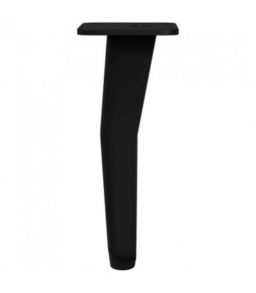 vidaXL Standing Feet 12 pcs Black 40 x 40 x 100 mm Iron