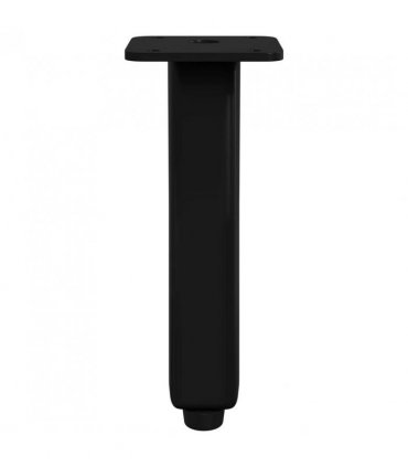 vidaXL Standing Feet 12 pcs Black 40 x 40 x 100 mm Iron