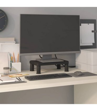 vidaXL Monitor Stand Black 38x24x10.5 cm