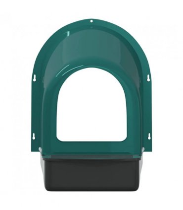 vidaXL Chicken Nesting Boxes 4 pcs Wall-Mounted Dark Green Plastic