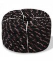 vidaXL Marine Rope Polypropylene 6 mm 100 m Black