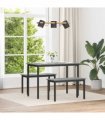 vidaXL Bench Grey Sonoma 80 x 35 x 45 cm Engineered Wood