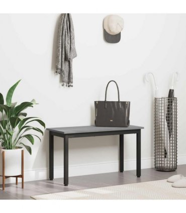 vidaXL Bench Grey Sonoma 80 x 35 x 45 cm Engineered Wood