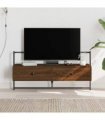 vidaXL TV Cabinet Wall-mounted Brown Oak 100.5x30x51 cm Engineered Wood