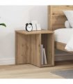 vidaXL End Table Artisan Oak 37 x 32 x 40 cm Engineered Wood