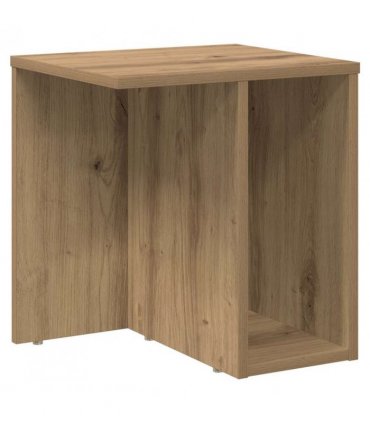 vidaXL End Table Artisan Oak 37 x 32 x 40 cm Engineered Wood