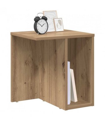 vidaXL End Table Artisan Oak 37 x 32 x 40 cm Engineered Wood