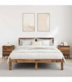 vidaXL Bedside Cabinet 2 pcs Old wood 40 x 35 x 50 cm Engineered wood