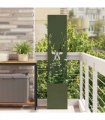 vidaXL Garden Privacy Screen Animal Print Olive green 32 x 32 x 150 cm