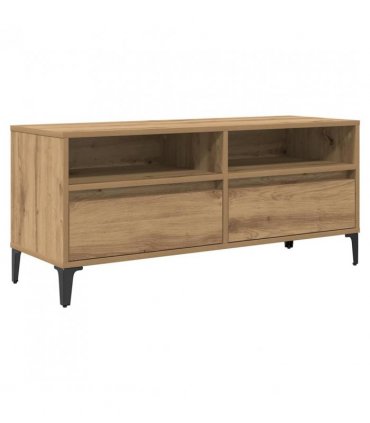 vidaXL TV Cabinet with Drawer Artisan Oak 100 x 34.5 x 44.5 cm