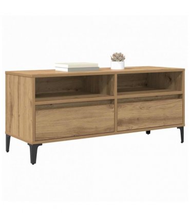 vidaXL TV Cabinet with Drawer Artisan Oak 100 x 34.5 x 44.5 cm