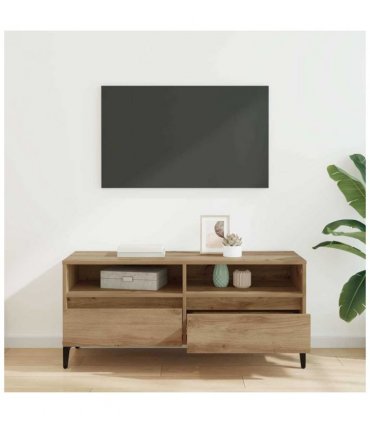 vidaXL TV Cabinet with Drawer Artisan Oak 100 x 34.5 x 44.5 cm