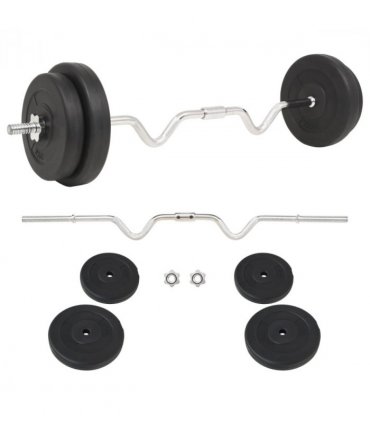 vidaXL Barbell Set 30 kg
