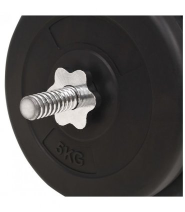 vidaXL Barbell Set 30 kg