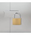 vidaXL U Lock with Keys 12 pcs Brass Iron