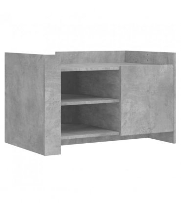 vidaXL Coffee Table Concrete Grey 80x50x50 cm Engineered Wood