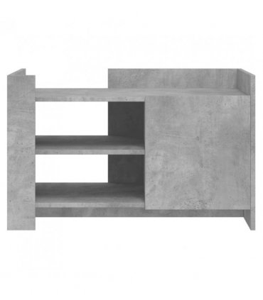 vidaXL Coffee Table Concrete Grey 80x50x50 cm Engineered Wood