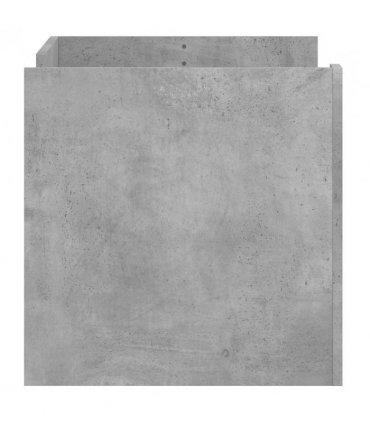 vidaXL Coffee Table Concrete Grey 80x50x50 cm Engineered Wood