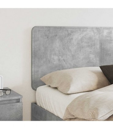 vidaXL Headboard Concrete Grey Engineered wood