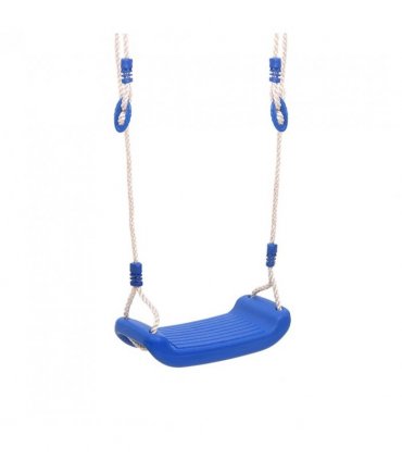 vidaXL Swing Seats with Ropes 2 pcs Blue 37x15 cm Polyethene