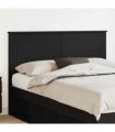 vidaXL Headboard Black Oak 100 cm Engineered Wood