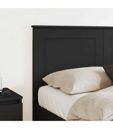 vidaXL Headboard Black Oak 100 cm Engineered Wood