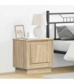 vidaXL Bedside Cabinet 2 pcs Sonoma Oak 44 x 34.5 x 45 cm